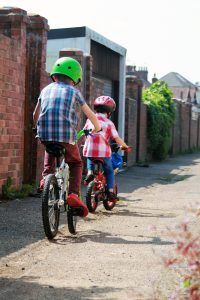 biking